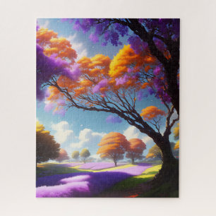Lavender Dreams Under Jacaranda Skies, Puzzle