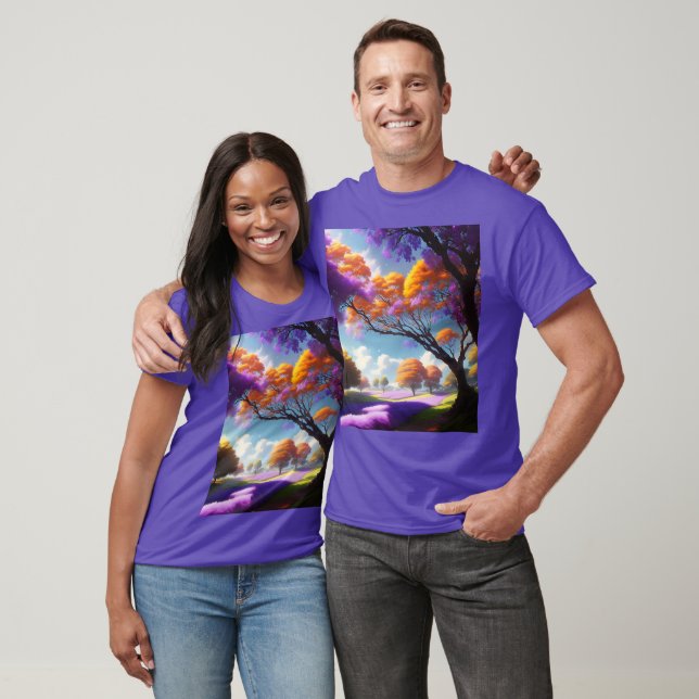 Lavender Dreams Under Jacaranda Skies, T-Shirt (Unisex)