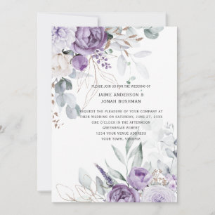 Lavender Dreams Wedding Einladung
