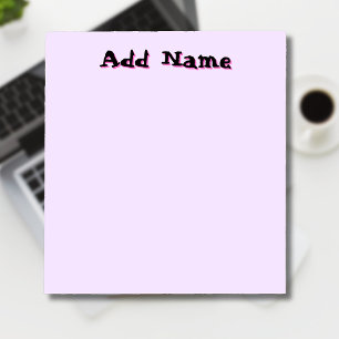 Lavender Einzigartige Geschenke für Personalisiert Notizblock