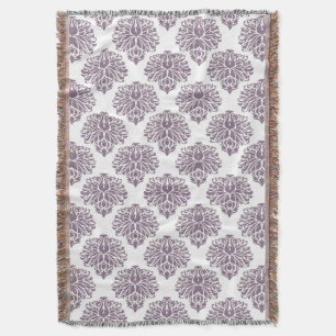 Lavender Elegant Damask Decke