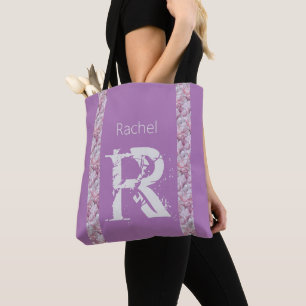 Lavender Elegante Simple Modern Preppy Monogram