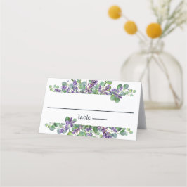 Lavender Eucalyptus Botanical Wedding Platzkarte