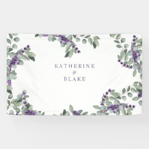 Lavender & Eukalyptus-Namen Banner