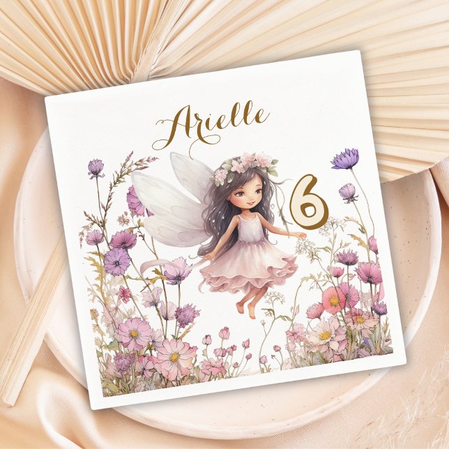 Lavender Fairy Wildblume pixday Serviette (Von Creator hochgeladen)