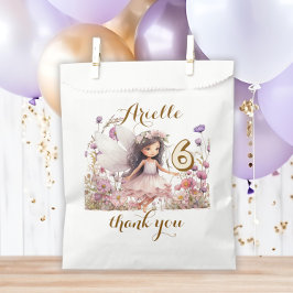 Lavender Fantasy Fairy Wildblume Pastel Geburtstag Geschenktütchen