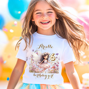 Lavender Fantasy Fairy Wildblume Pastel Geburtstag T-Shirt