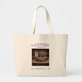 Lavender Farm Co Botanischer Einkaufsbeutel Jumbo Stoffbeutel