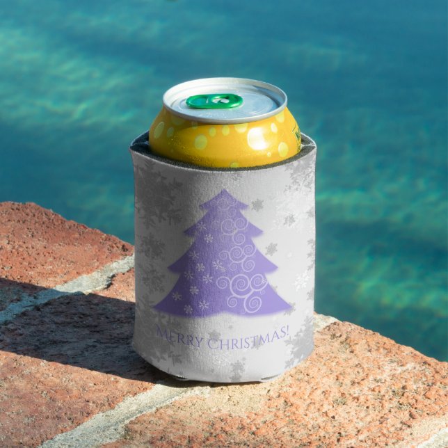 Lavender Festive Weihnachtsbaum Cooler Dosenkühler (In Situ Pool)