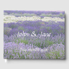 Lavender Field Wedding Guestbook Gästebuch