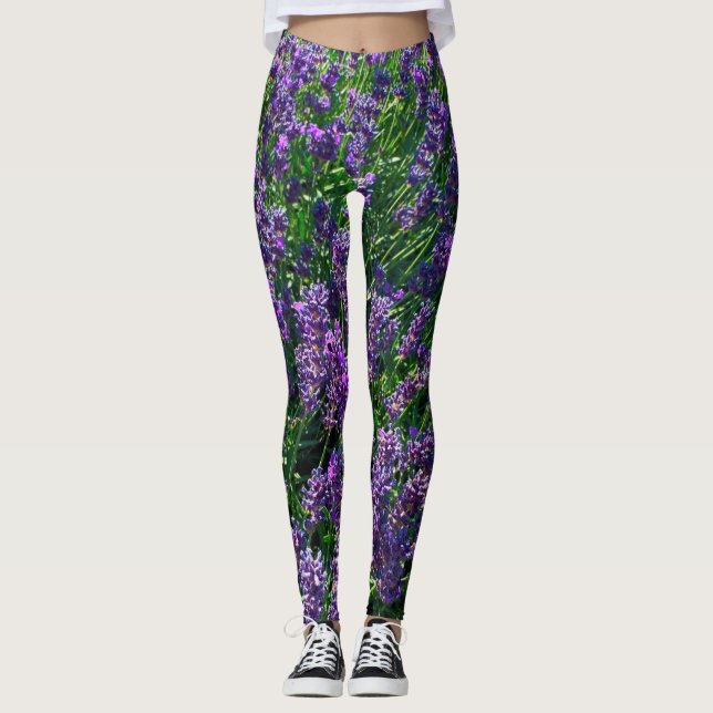 Lavender Fields Leggings (Vorderseite)