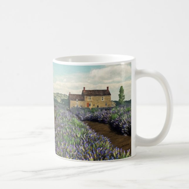 Lavender Fields-Tasse Kaffeetasse (Rechts)