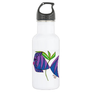 Lavender Fish Edelstahlflasche