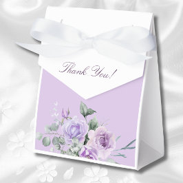 Lavender Floral Baby Dusche Vielen Dank Geschenkschachtel