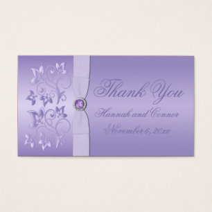 Lavender Floral Jeweled Gastgeschenk Hochzeit Tag