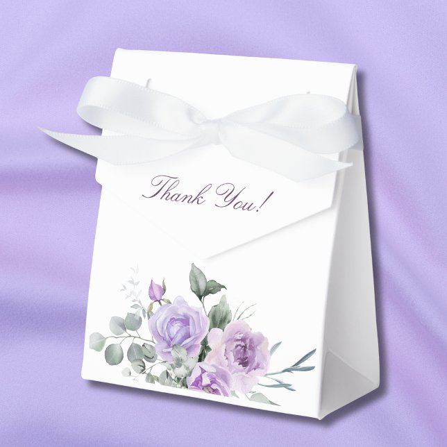 Lavender Floral Peony Brautparty Geschenkschachtel (Von Creator hochgeladen)