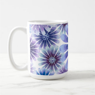 Lavender Floral Tasse