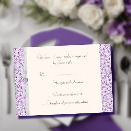 Lavender Florentine UAWG RSVP Karte