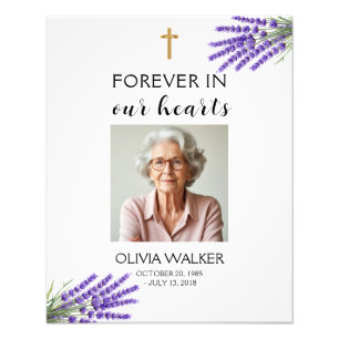 Lavender Foto Begräbniszeichen