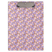 Lavender Garden Clipboard | Floral Office-Accessor