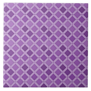Lavender Geometric Pattern Fliese