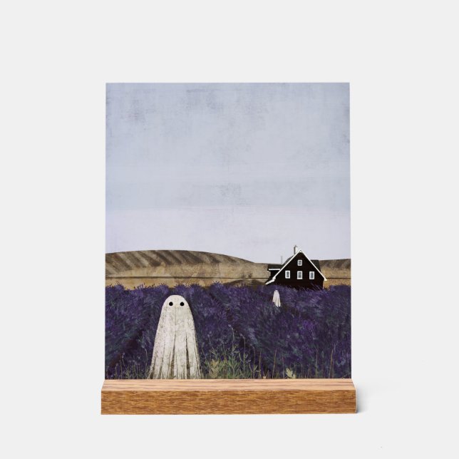 Lavender Ghost Acrylschild (Vorderseite)