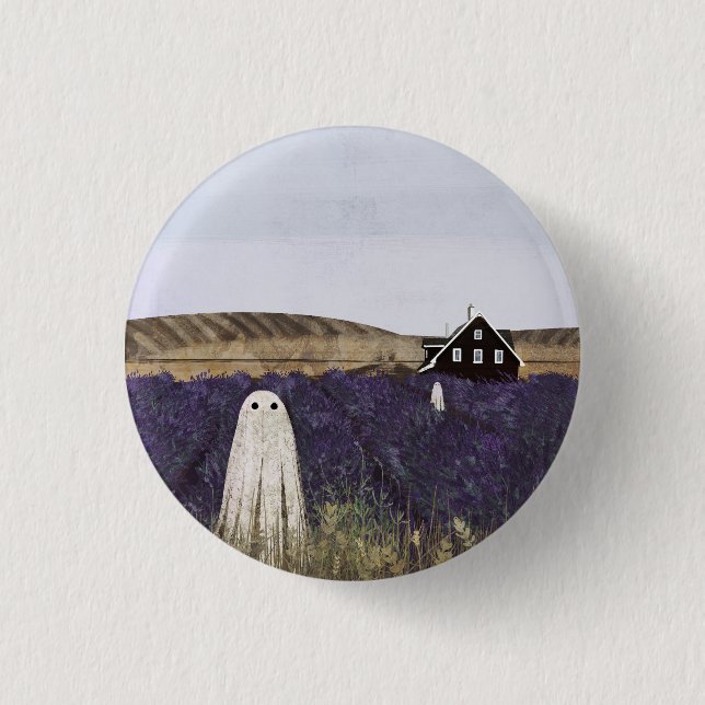 Lavender Ghost Button (Vorderseite)