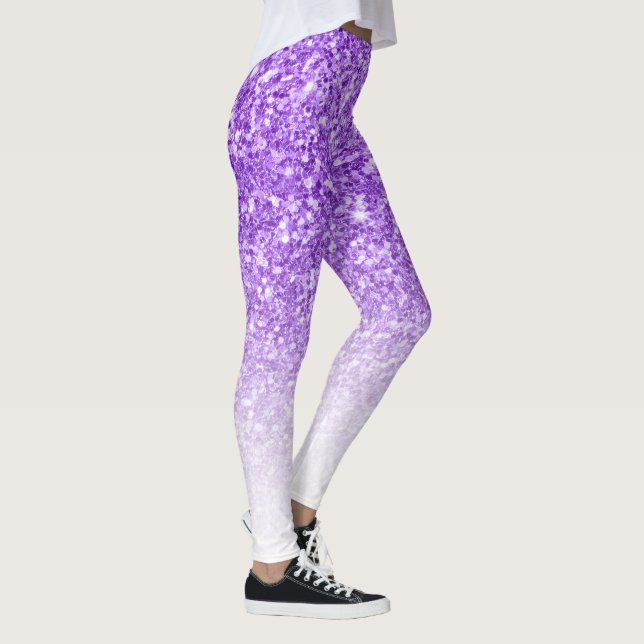 Lavender Glitzer Leggings (Rechts)