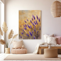 Lavender Golden Field
