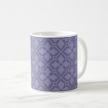 Lavender Gothic Revival Quatrefolie Tasse
