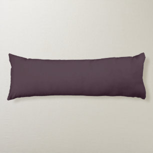Lavender Gray Dark Eggplant Chic Body Pillow Seitenschläferkissen
