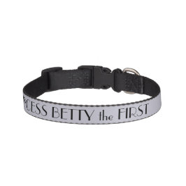 Lavender Gray Pastel Hundehalsband Personalisiert Haustierhalsband