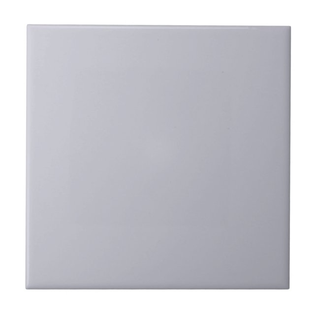 Lavender Gray Solid Color Fliese (Vorderseite)