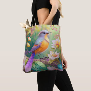 Lavender Headed Orange Breastase Fantasy Bird