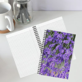 Lavender Herb Blooms Floral Notizbuch