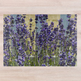 Lavender Herb Garden Floral Schneidebrett