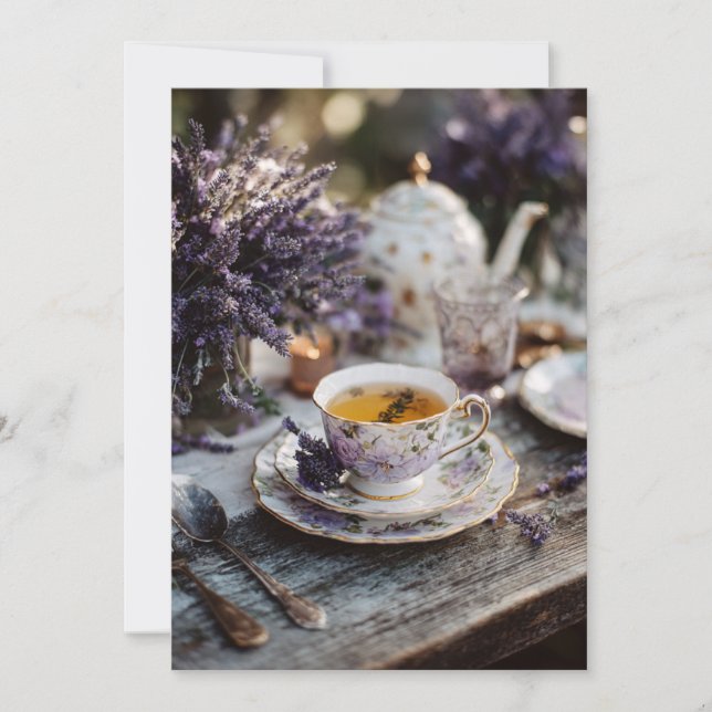 Lavender Hour | Gentle Ansammlung Einladung (Vorderseite)