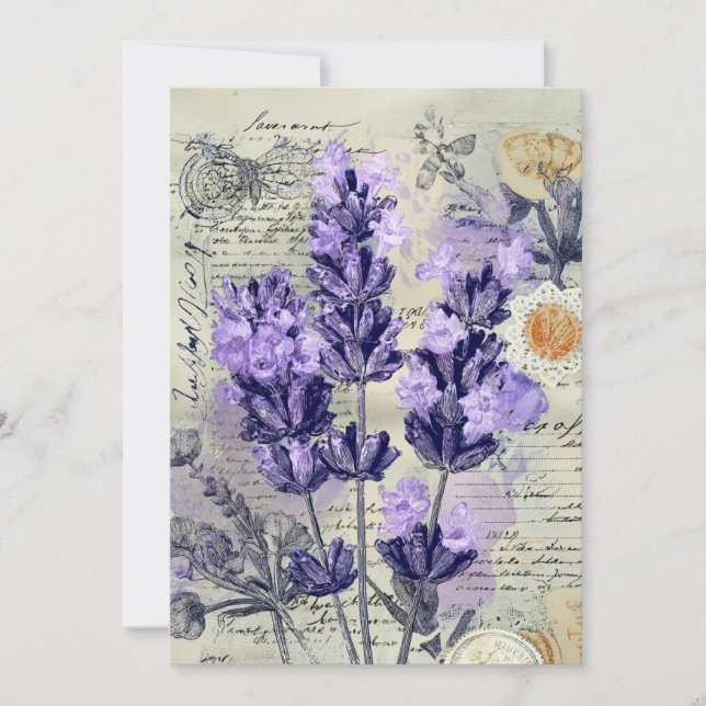 Lavender Hour | Soft Lavendel Einladung (Vorderseite)