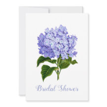 Lavender Hydrangea Bridal Dusche Einladung
