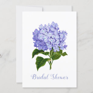 Lavender Hydrangea Bridal Dusche Einladung