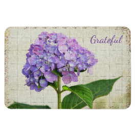 Lavender Hydrangea Dankbarkeit Magnet