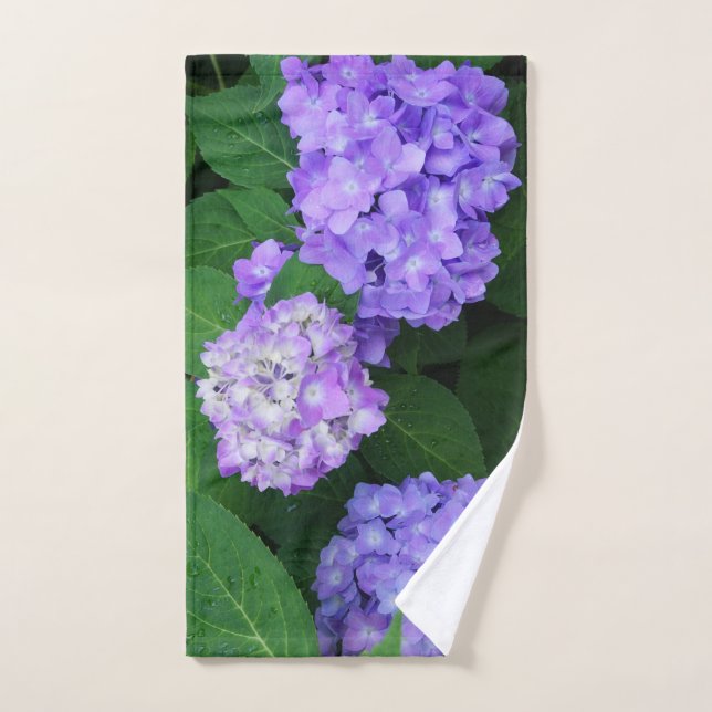 Lavender Hydrangea Handtuch (Handtuch)