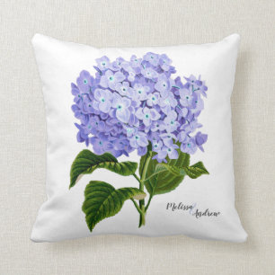 Lavender Hydrangea Personalisiert Kissen