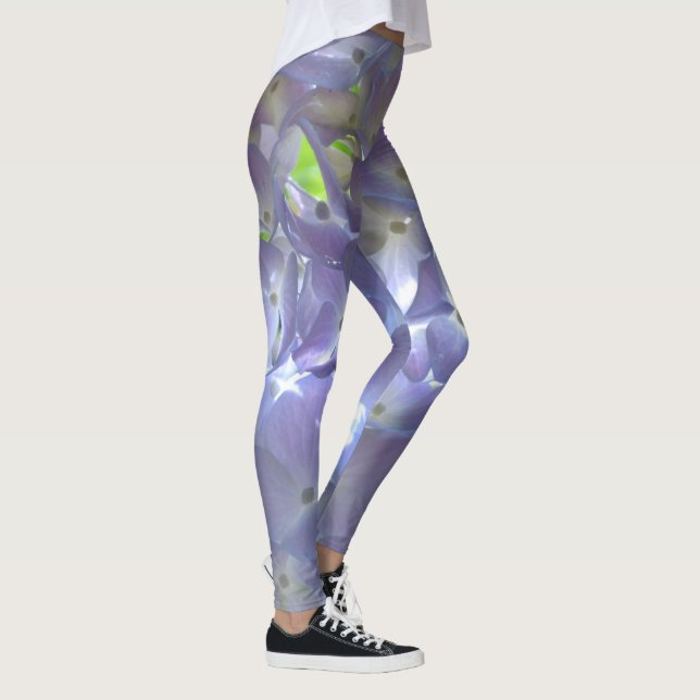 Lavender Hydrangeas Leggings (Rechts)