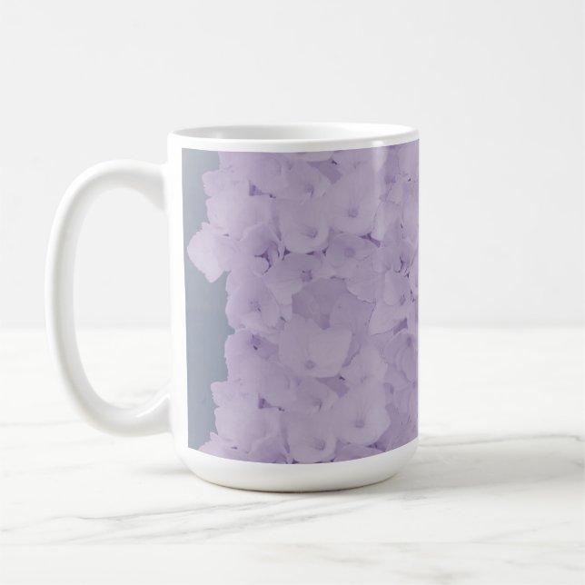 Lavender Hydrangeas Tasse (Links)