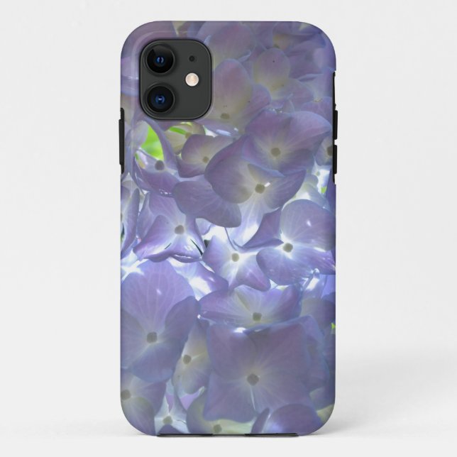 Lavender Hydrangeas violette Blumen Case-Mate iPhone Hülle (Rückseite)