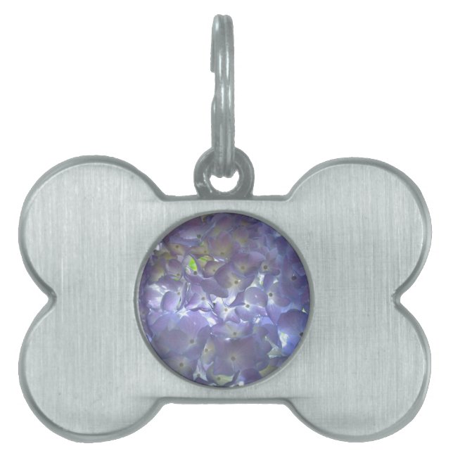 Lavender Hydrangeas violette Blumen Tiermarke (Vorderseite)