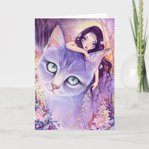 Lavender Illusion - blank card Karte