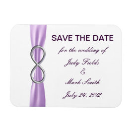 Lavender Infinity speichern Sie das Datumsfenster Magnet