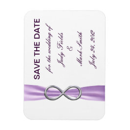 Lavender Infinity speichern Sie das Datumsfenster Magnet